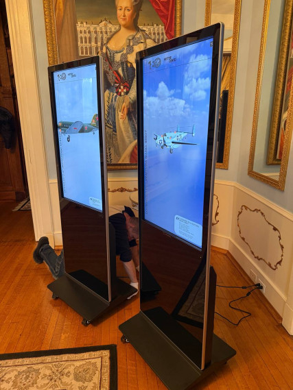 Preparation for the exhibition. Photo provided by the organizers
