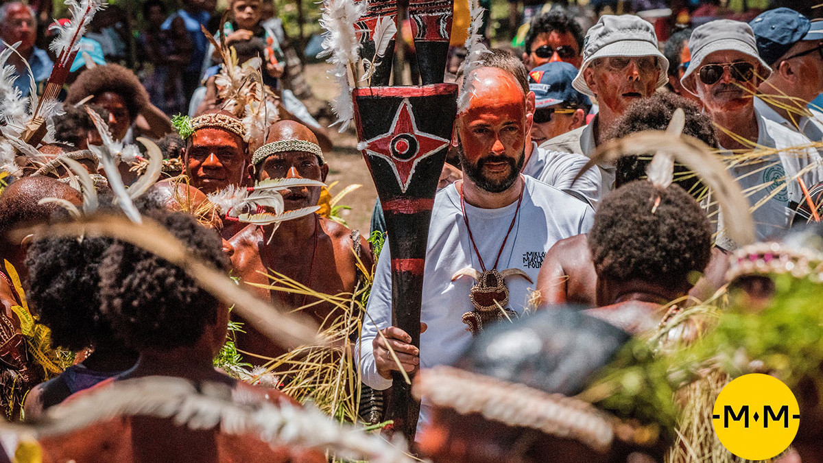 During the festive procession dedicated to the 146th anniversary of the landing of N. N. Miklukho-Maklai on the island of New Guinea. Photo provided by the Miklukho-Maklai Foundation / mikluho-maclay.org
