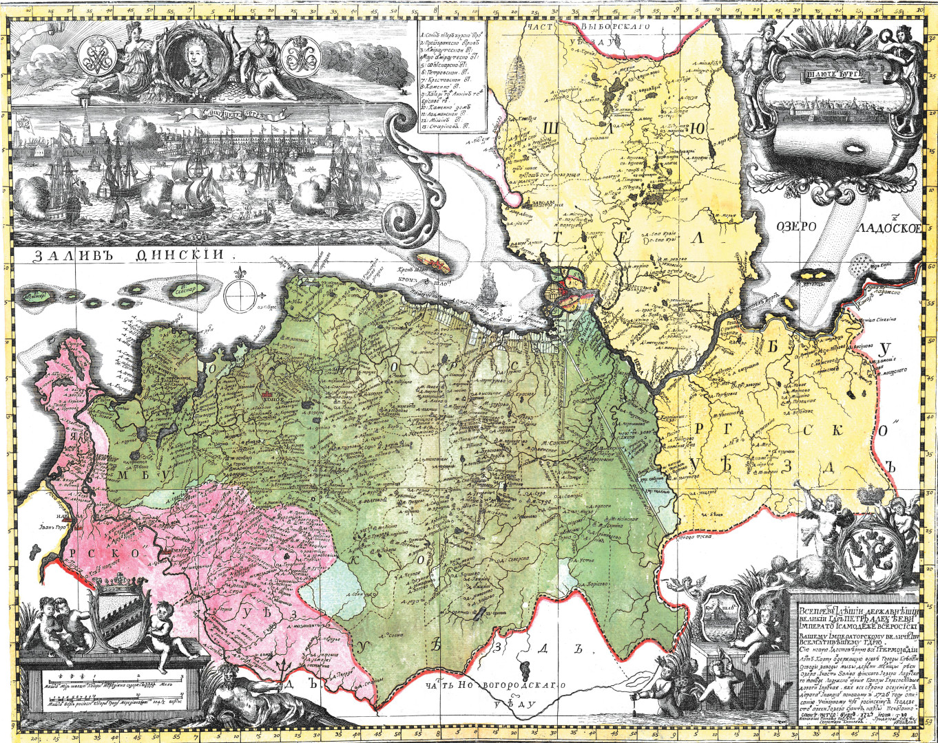 Карта Ингерманландии. Фото: https://ru.wikipedia.org