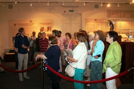 Excursion around the exhibition, dedicated to the 190th anniversary of the birth of P.P. Semenov-Tian-Shansky. Photo by Tatiana Nikolaeva