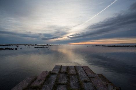 Sunset on Moshchny Island