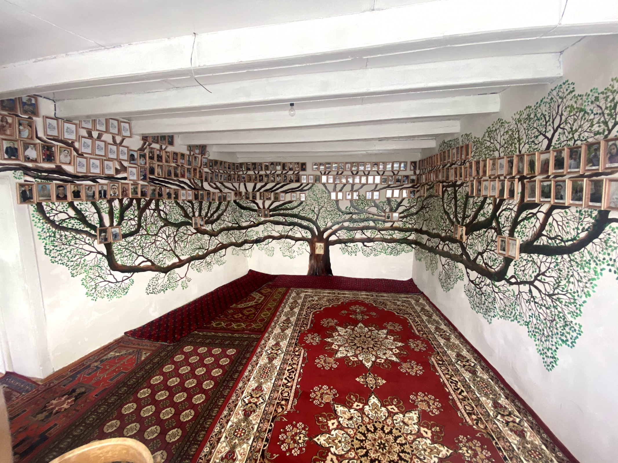 Семейное древо Раджабовых, прежних владельцев дома. Фото предоставлено АНО 