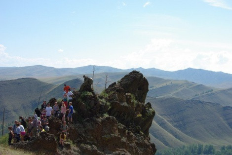 The volunteers of the field camp «The Valley of Kings»