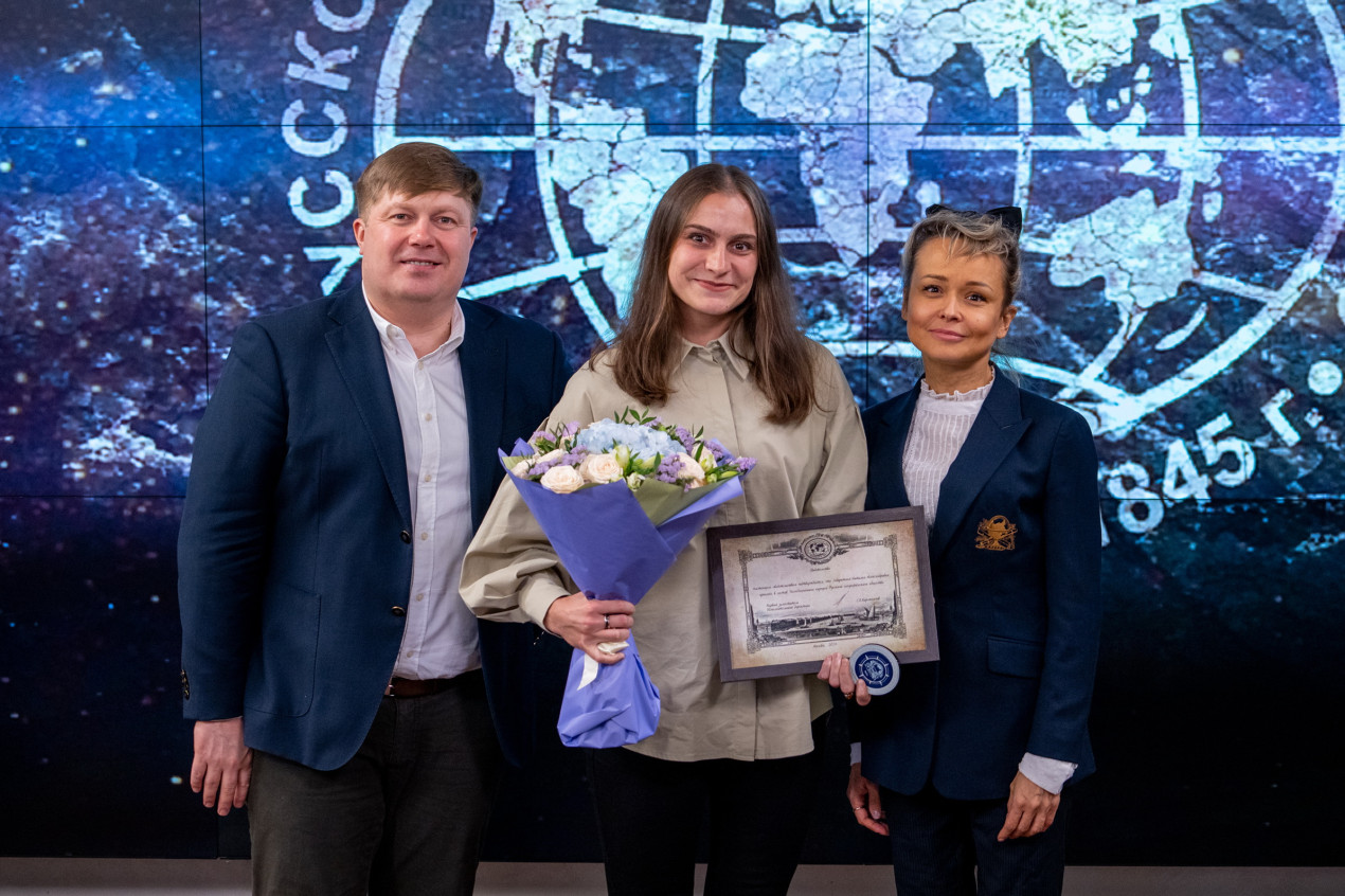 Natalia Zadorozhnaya, an employee at the Institute of Geography of the Russian Academy of Sciences, became a member of the Expeditionary Corps. Photo: Vladimir Neskoromny / RGS press service