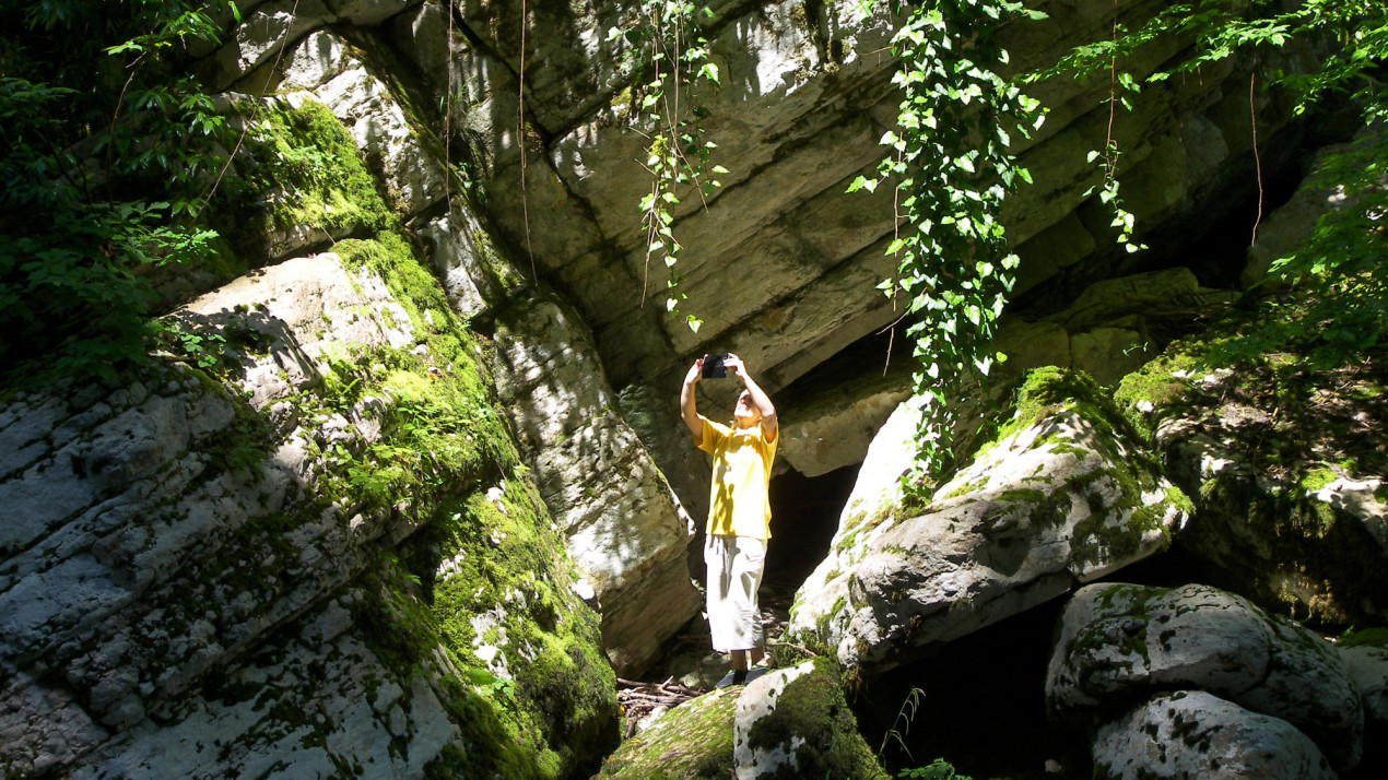 Каньон Белые Скалы, Сочинский национальный парк. Фото: Дмитрий Руцкий, участник конкурса РГО «Самая красивая страна»