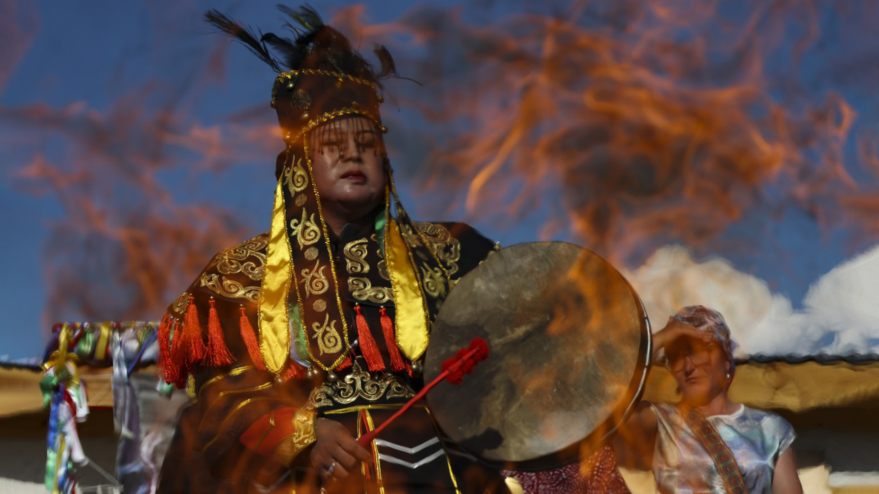 Шаман. Фото: Кирилл Кухмарь, участник фотоконкурса РГО «Самая красивая страна»