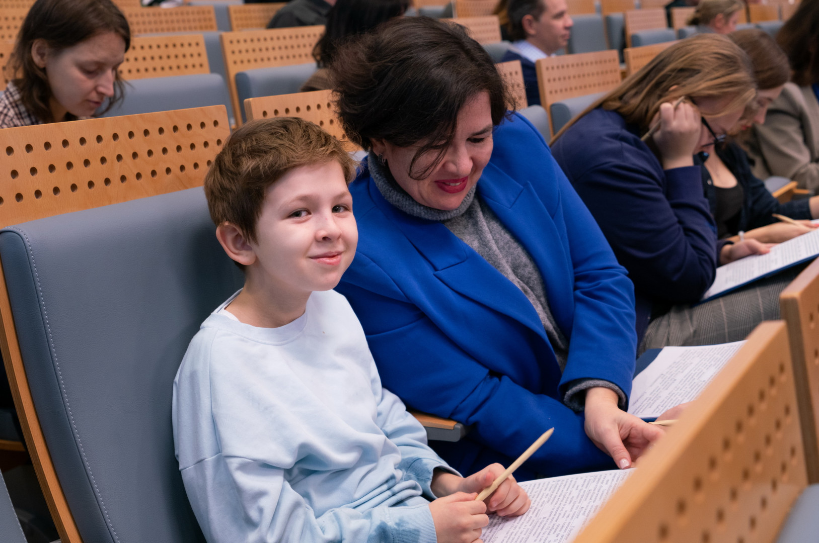 Географический диктант 2024 года. Фото: Анна Юргенсон / пресс-служба РГО