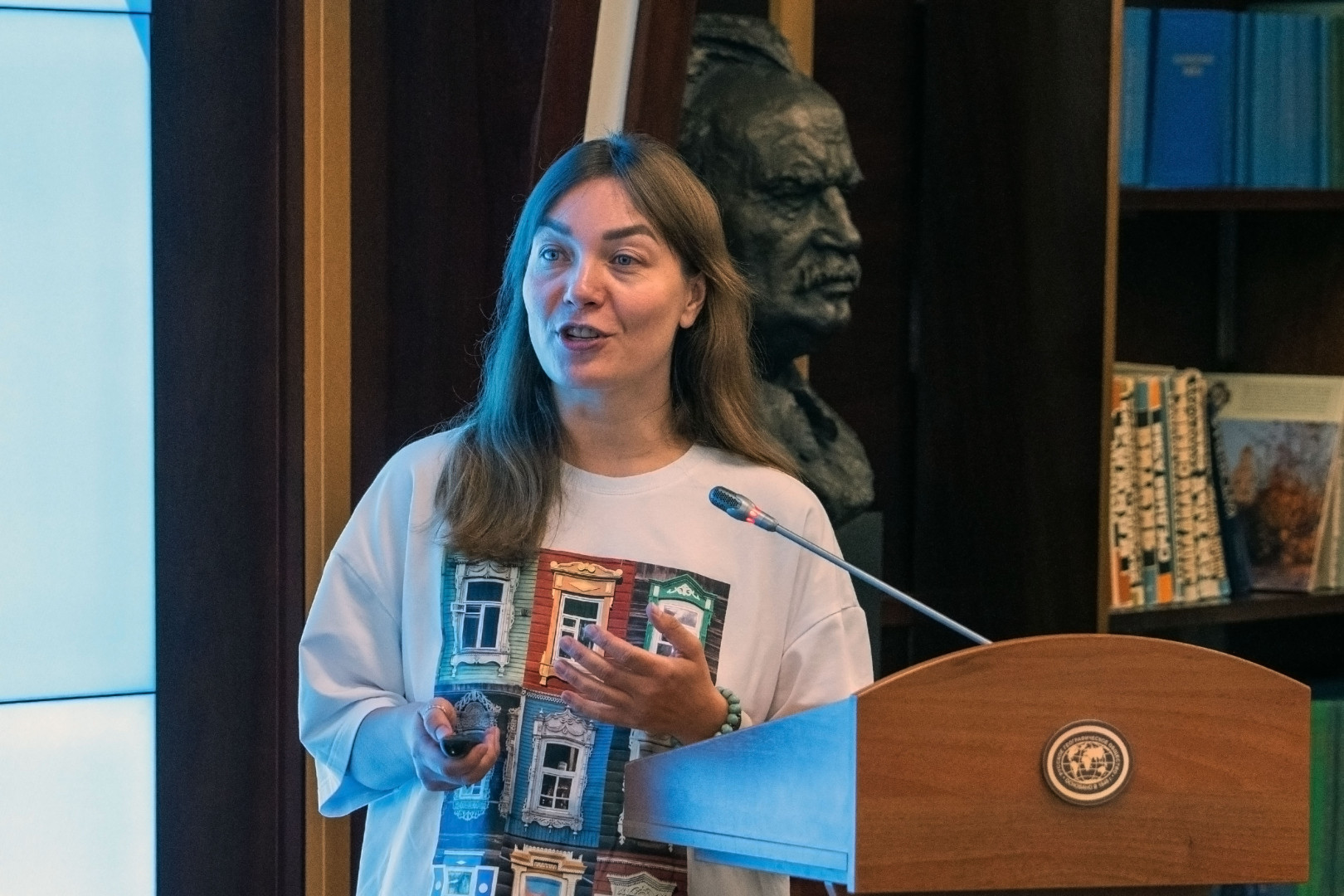 Круглый стол на тему «Развитие туристического и культурного потенциала регионов России» в Штаб-квартире РГО в Москве. Фото: пресс-служба РГО