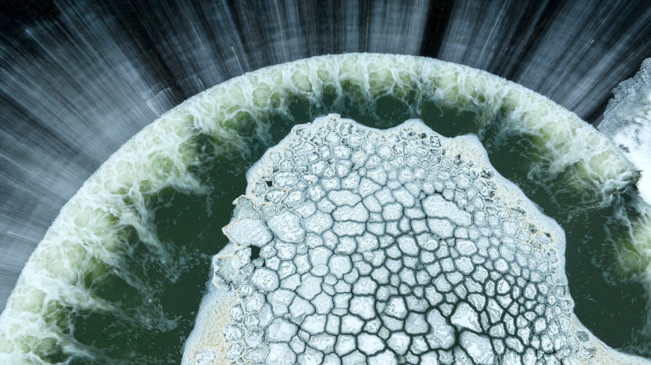 Вода и лед. Фото: Светлана Иваненко, участник конкурса РГО «Самая красивая страна»