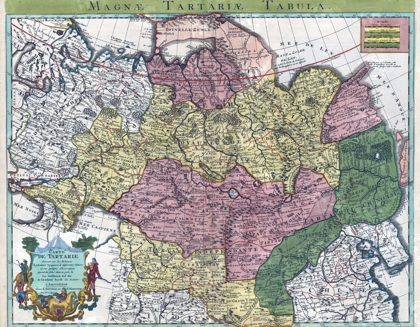 Carte de Tartarie. [Magnae Tartarie Tabula], 1730-1739 гг. Геопортал РГО, https://geoportal.rgo.ru/record/88