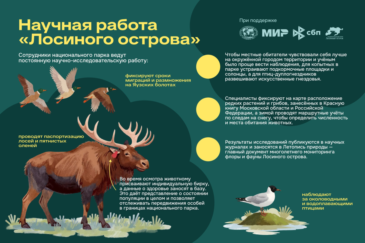 Один из стендов Экотропы РГО