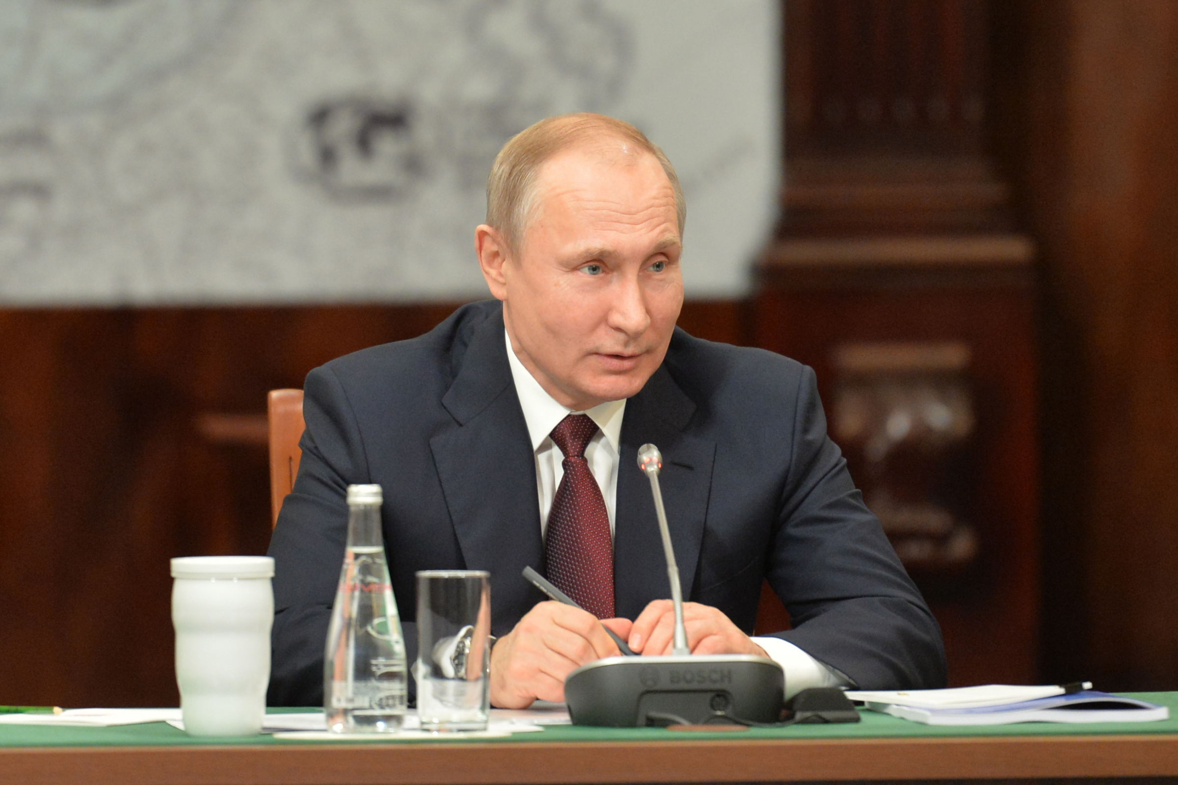 Председатель Попечительского Совета РГО Владимир Путин. Фото: пресс-служба 