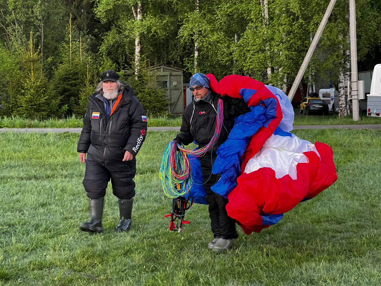 Экипаж перед стартом экспедиции 