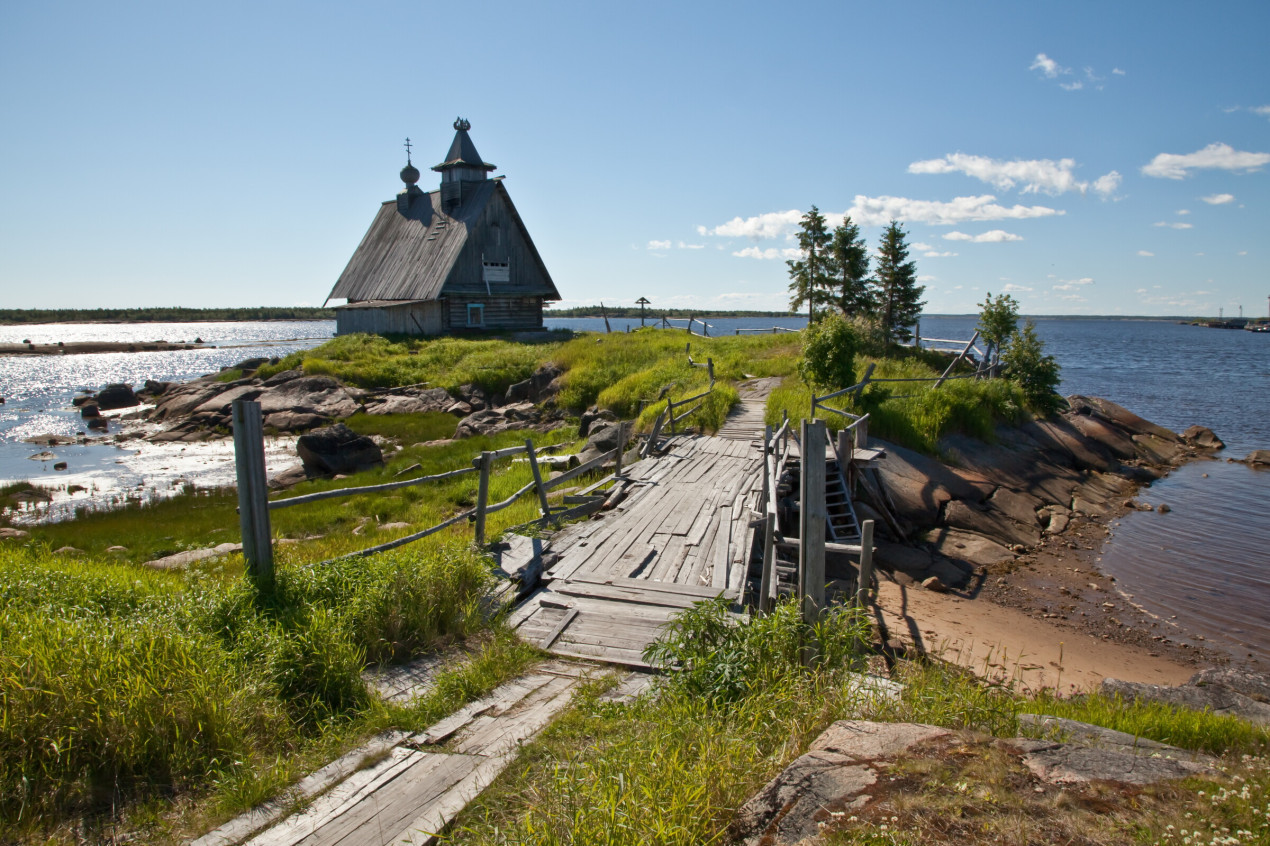 Поселок Рабочеостровск на Белом море. Фото: Георгий Башкин, участник конкурса РГО «Самая красивая страна»