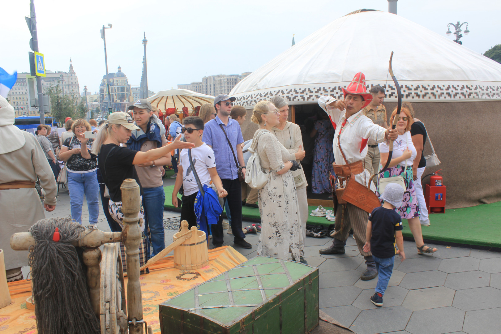 Bashkiria's stand at the V Festival of the RGS. Photo: Aleksandr Zhirnov