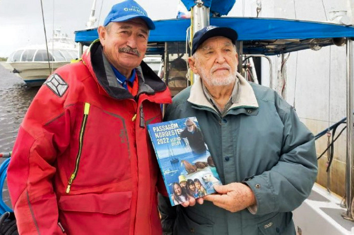 The two captains are Sergei Shcherbakov and Aleixo Belov. Photo: press service of the Omsk Branch of the RGS