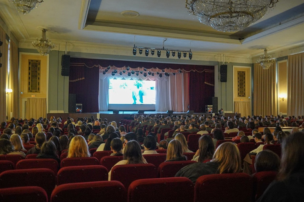 Мероприятие проекта «Региональный лекторий РГО». Фото: пресс-служба Южно-Уральского государственного университета