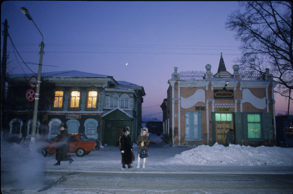 На улице Мариинска зимой. Фото: Александр Лыскин