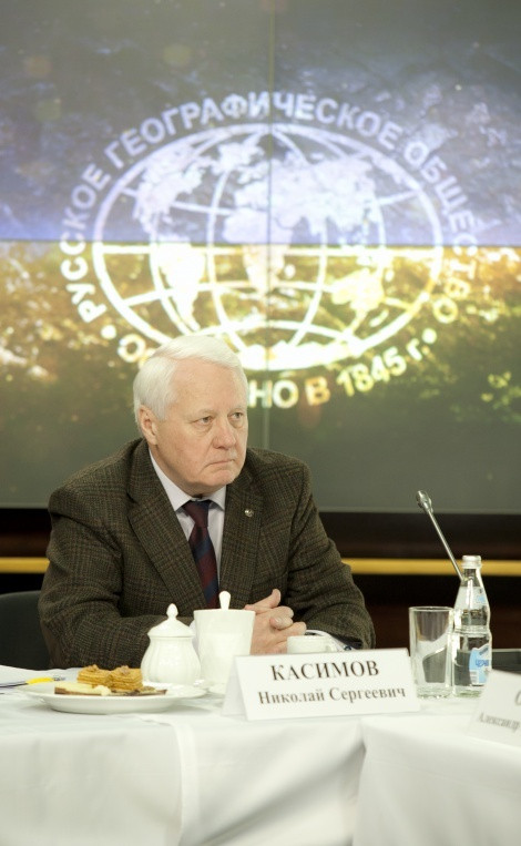 The First Vice-President of the Russian Geographical Society Nikolay Kasimov