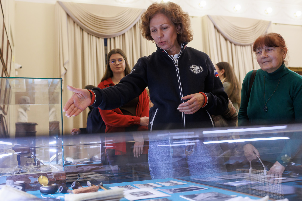 София Касым, заведующая Музейным фондом РГО