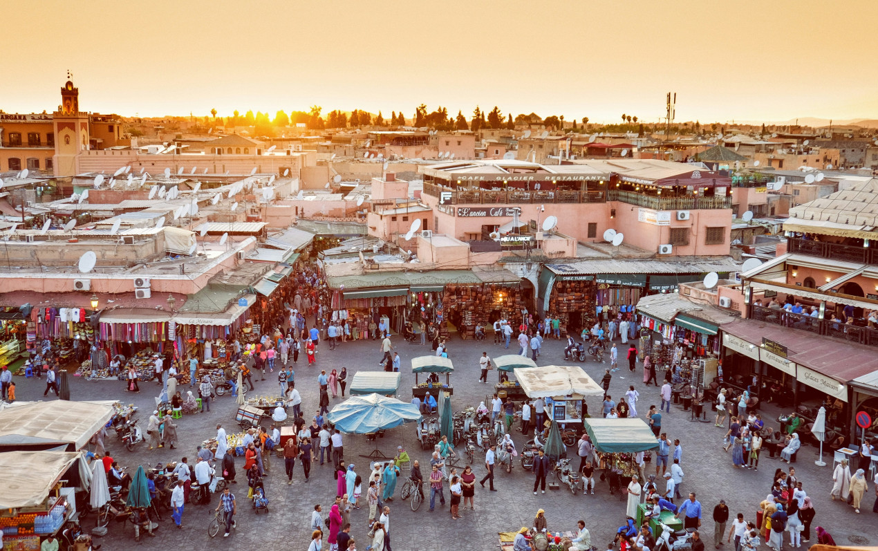 Самый большой рынок в Марракеше. Фото: Calin Stan / unsplash.com