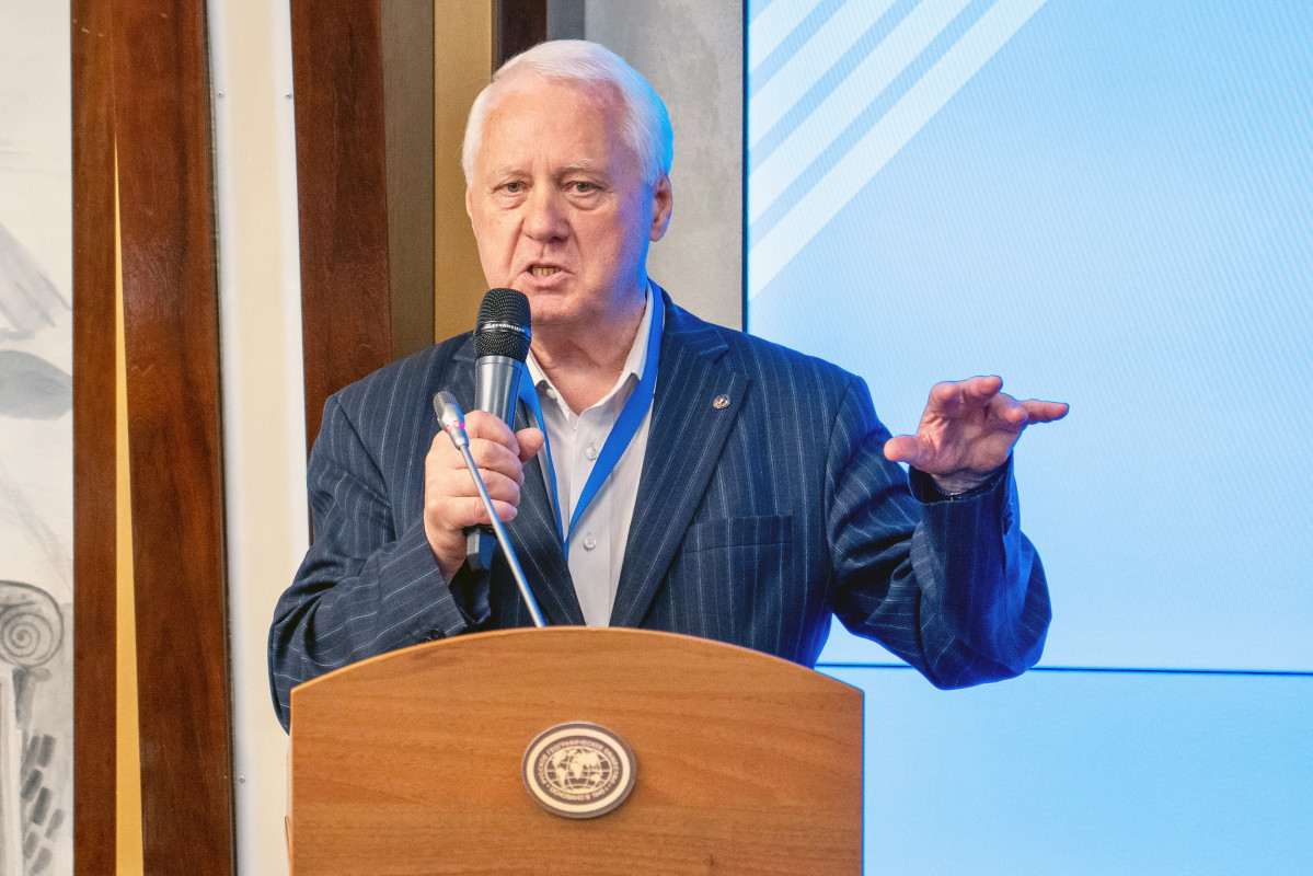 Nikolai Kasimov, First Vice-President of the Russian Geographical Society, President of the Faculty of Geography of Lomonosov Moscow State University, member of the Russian Academy of Sciences. Photo: Vladimir Neskoromny / RGS Press Service