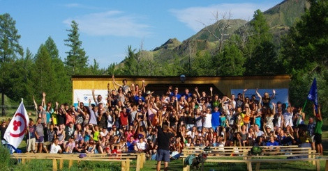 The volunteers of the II-nd change of the archeological and geographical expedition «Kyzyl-Kuragino – 2014»