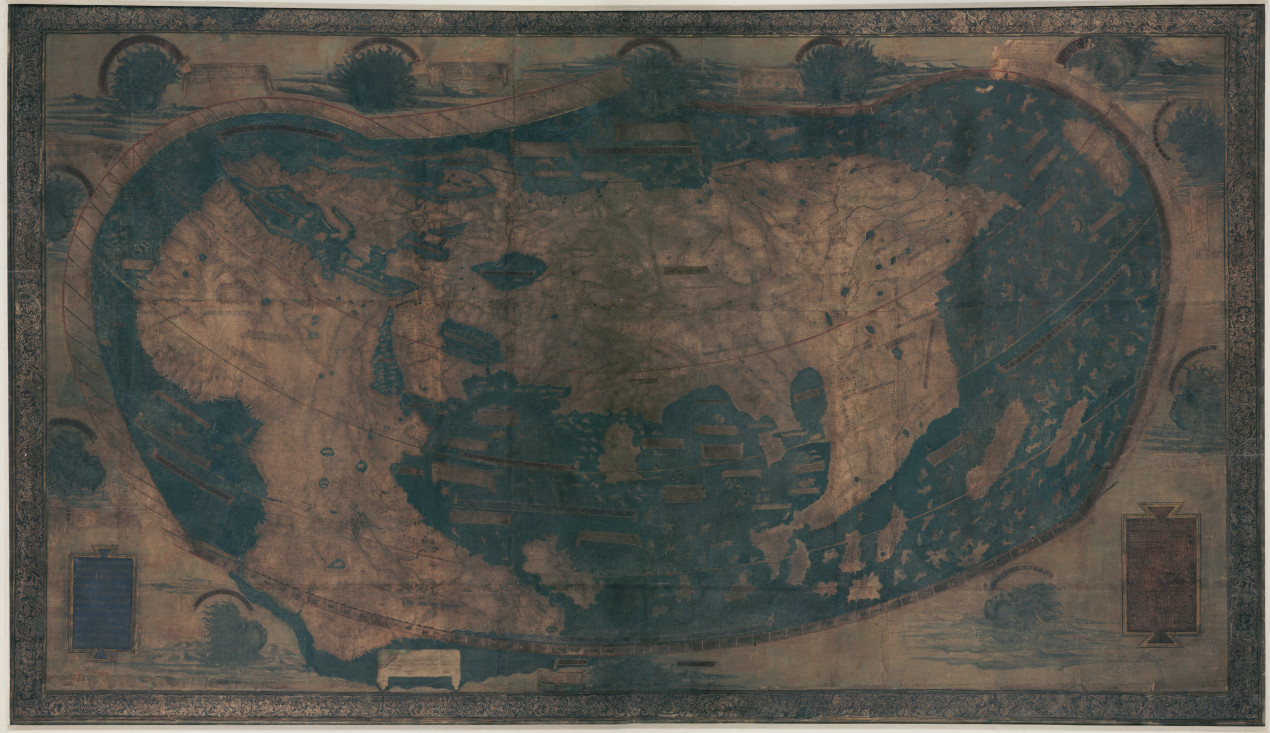 Карта мира Генриха Мартелла, 1491 год. Фото: https://ru.wikipedia.org
