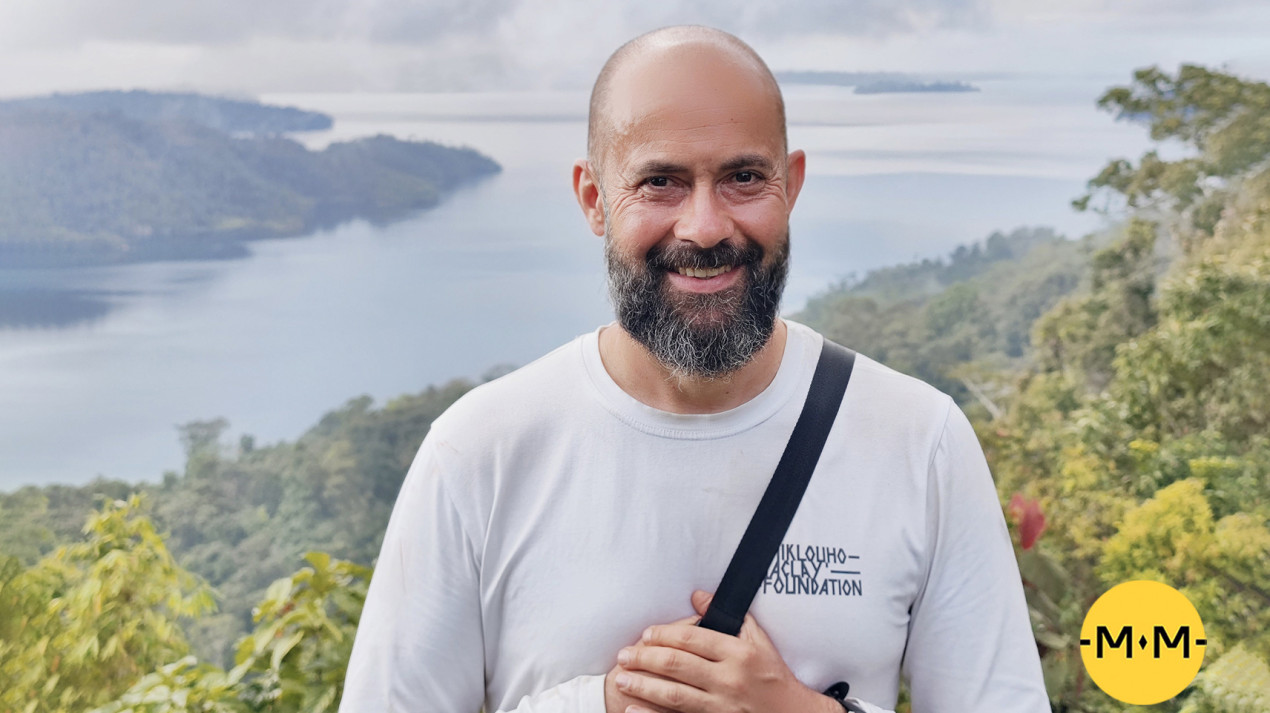 Nikolai Miklukho-Maklai Jr. in Papua New Guinea. Photo provided by the Miklukho-Maklai Foundation mikluho-maclay.org