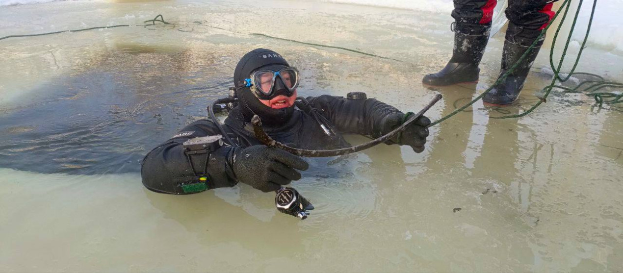 A new find has been raised from the bottom of the Tobol. Photo: Vladislav Derbyshev / Sverdlovsk Regional Branch of the RGS