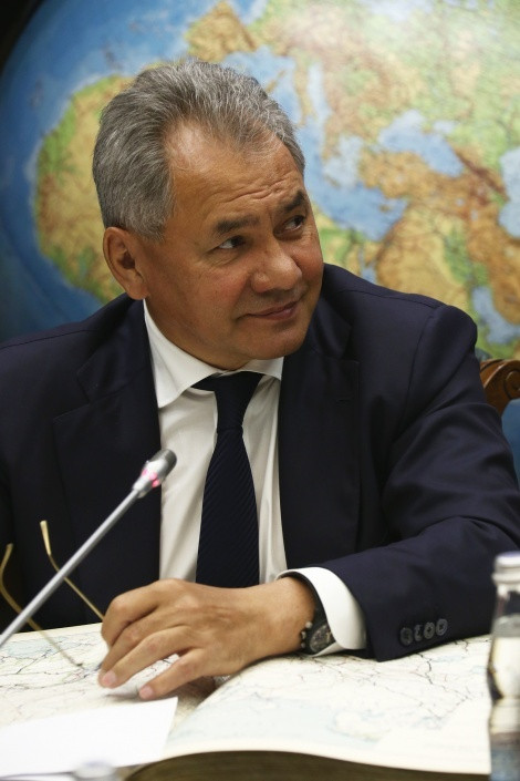 President of the Russian Geographical Society SergeY Shoigu. Photo BY: Vadim Savitsky