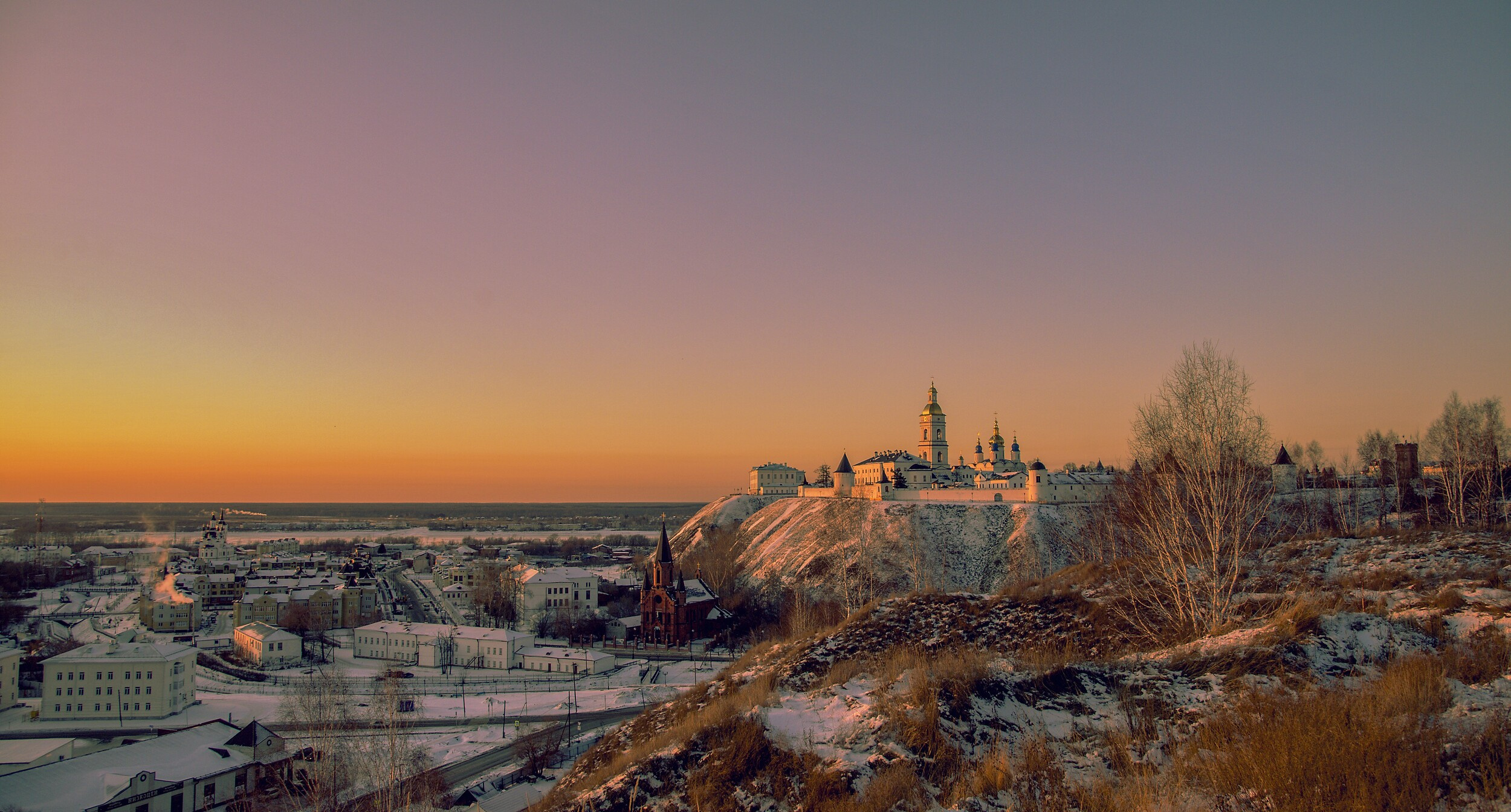 Тобольск. Вид на Кремль. Фото: Сергей Пушкин,  участник конкурса РГО 