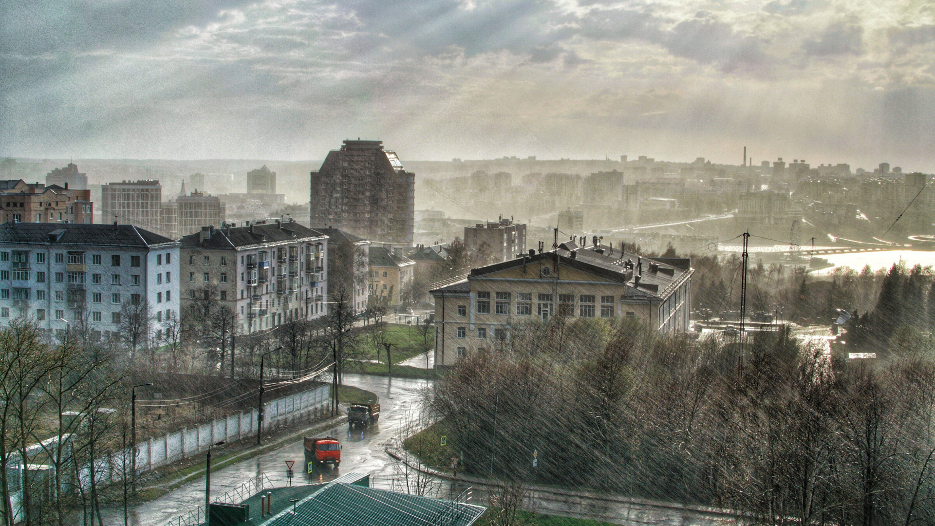 Весенний ливень в Чебоксарах. Фото: Марина Пипина, участница конкурса РГО 