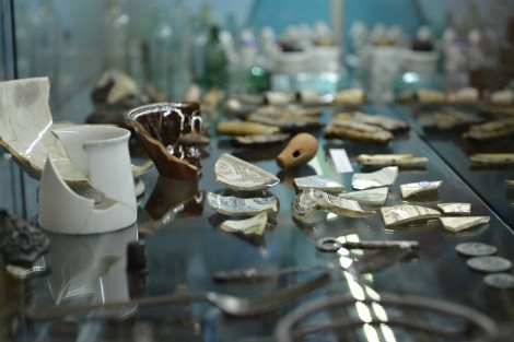 The artifacts from the islands of the Gulf of Finland. Photo by Nikolay Razuvaev