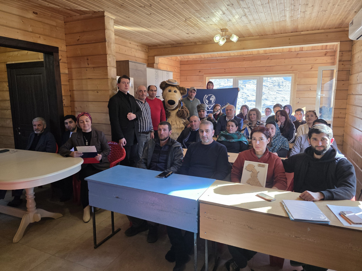 Географический диктант на высоте 2,5 км. Фото: Мурад Агарагимов / Дербентское местное отделение РГО