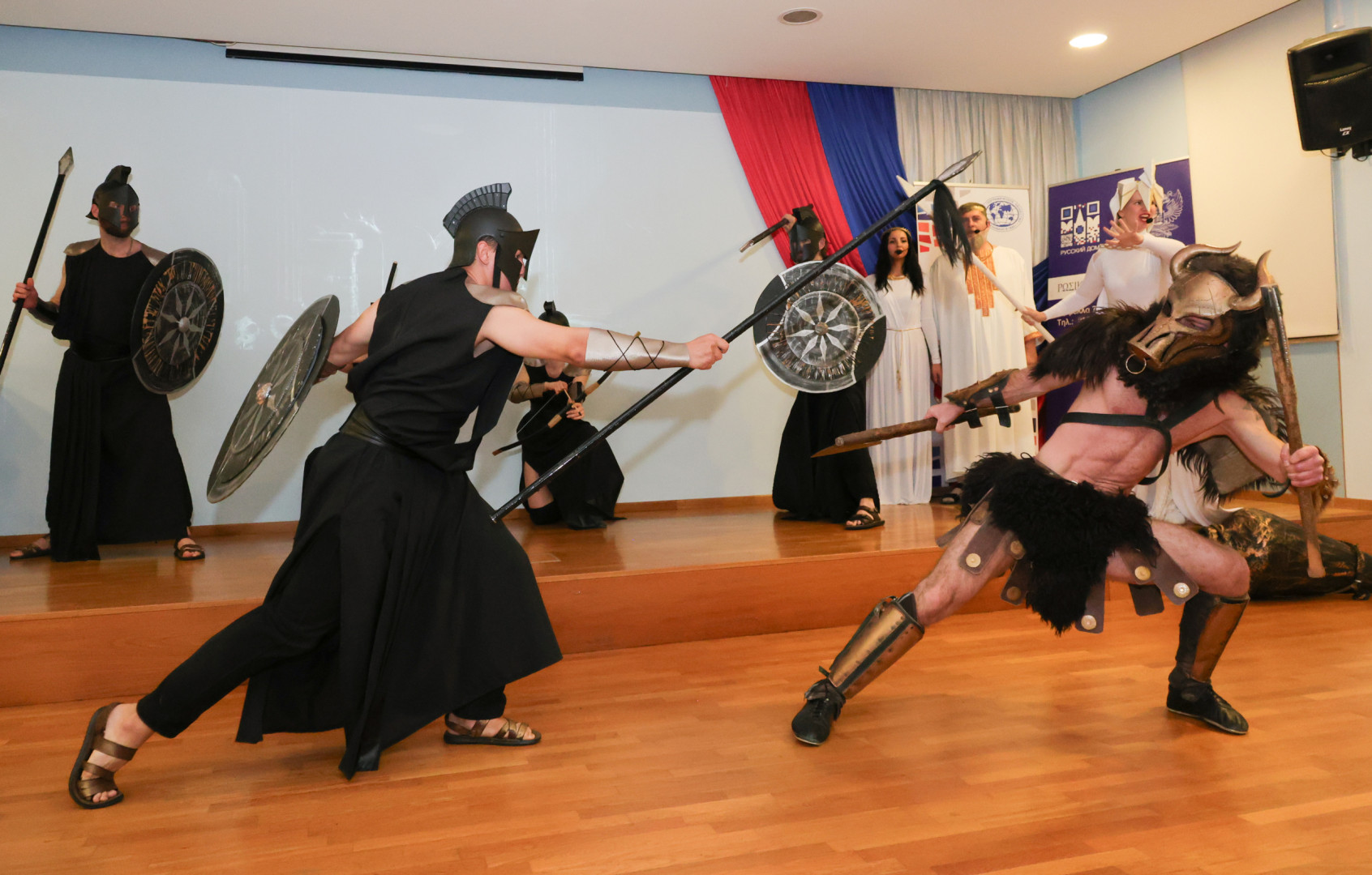 A fragment of the production "The Gorgippian Oracle". Photo: Olga Kamchatova/Krasnodar Regional Branch of the RGS