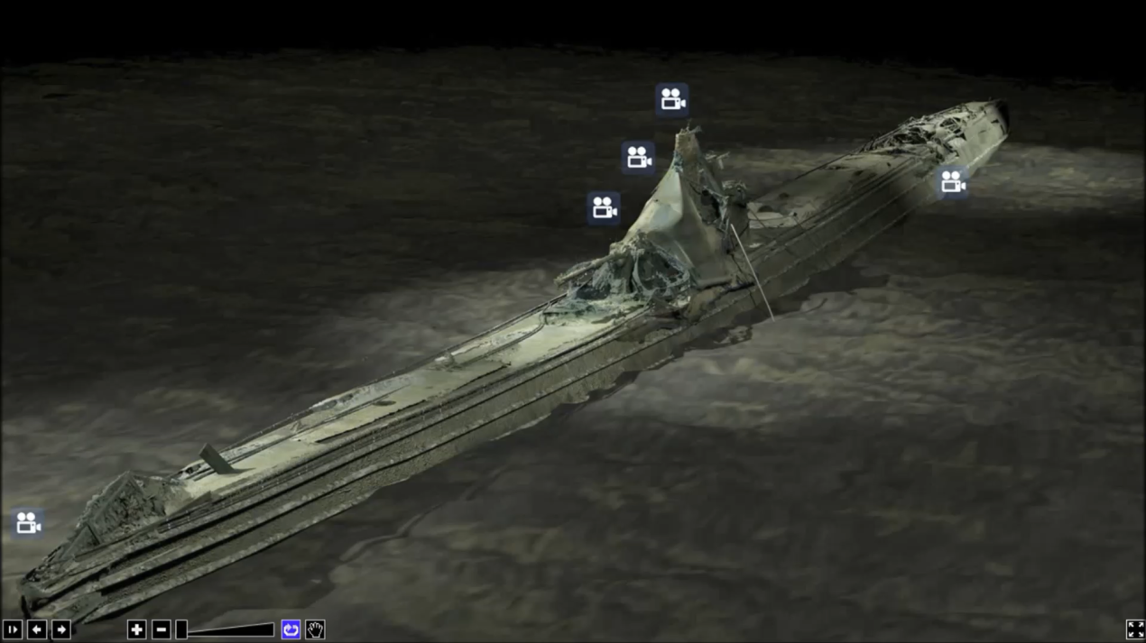 This is what the 3D model of the C-9 submarine looks like. Photo courtesy of Konstantin Bogdanov
