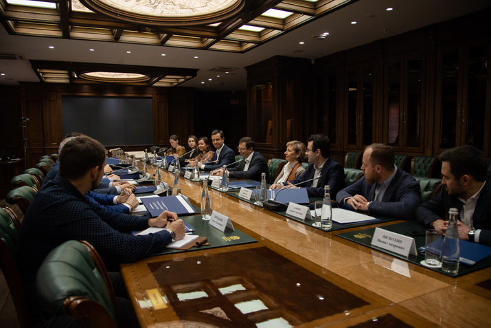 Встреча прошла в московской Штаб-квартире РГО. Фото: Анна Юргенсон / пресс-служба РГО