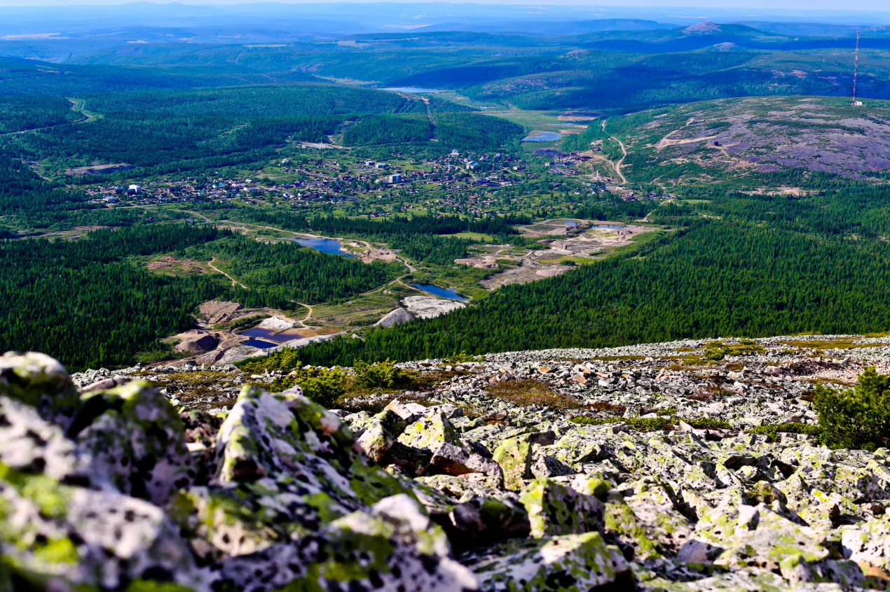 Город Алдан на берегах одноименной реки. Фото: Яков Аликин, участник конкурса РГО 