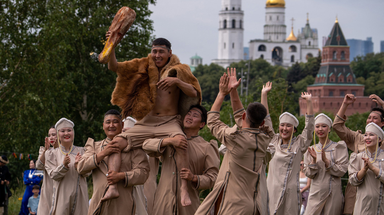 Yakut holiday Yhyаkh at the Festival of the Russian Geographical Society. Photo: RGS press-service