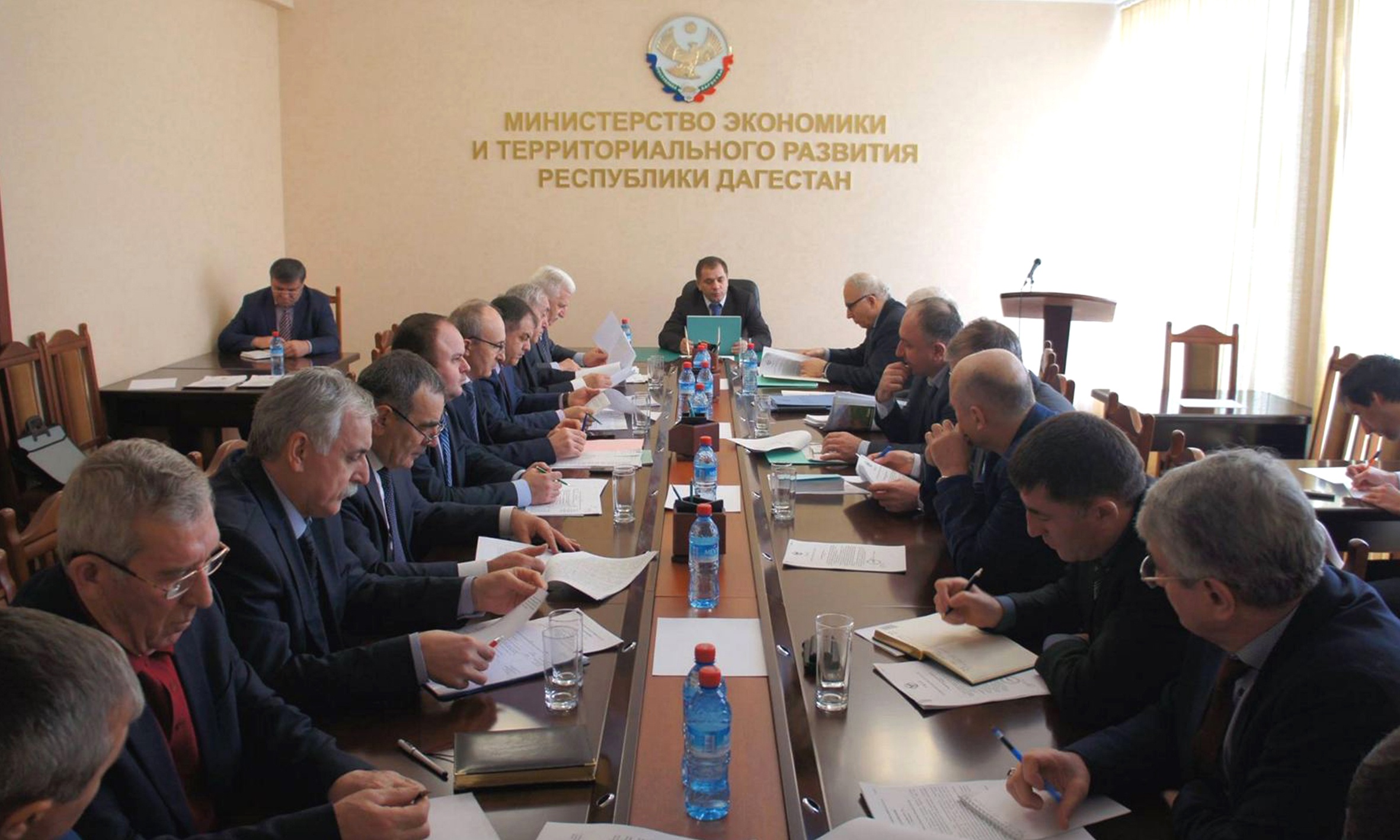 Заседание оргкомитета ДРО РГО. Фото предоставлено Дагестанским республиканским отделением РГО
