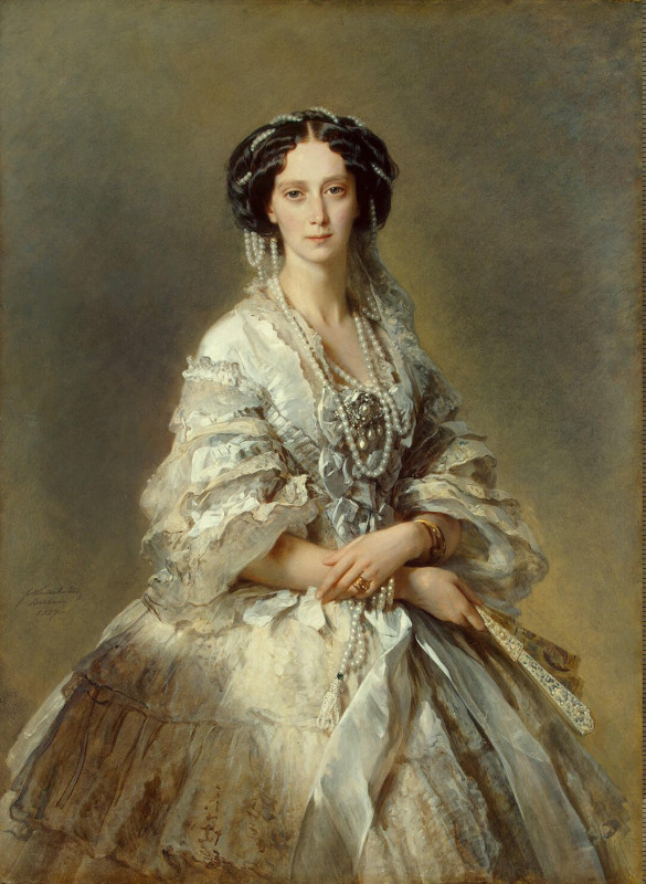 Портрет императрицы Марии Александровны (Франц Винтерхальтер, 1857, Государственный Эрмитаж)