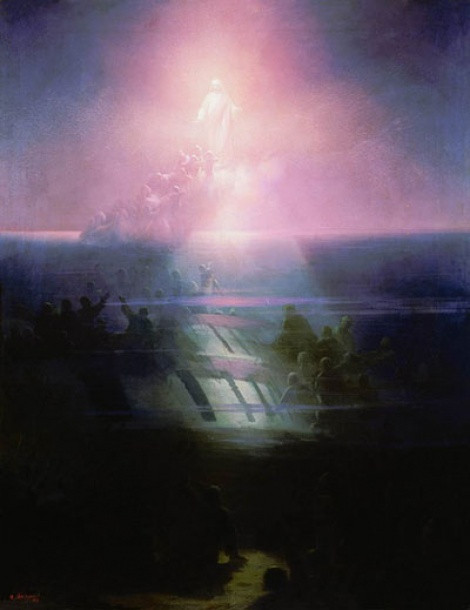 I.K. Aivazovsky. «Shipwreck of Lefort»