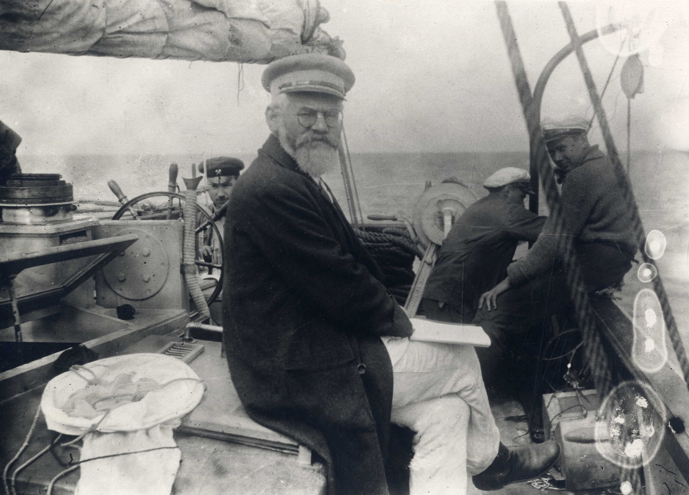 Экспедиция на Ладожское озеро. 1929 год. Фото: Научный архив РГО