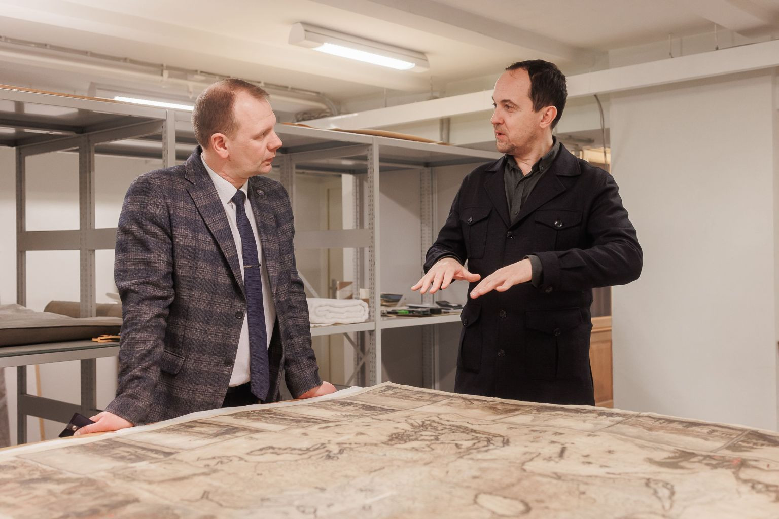 Визит Ильи Чукалина в Штаб-квартиру Русского географического общества. Фото: Ольга Семенова / пресс-служба Штаб-квартиры РГО в Санкт-Петербурге