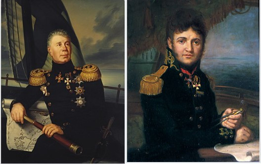 Иван Крузенштерн и Юрий Лисянский. Источник: wikipedia.org