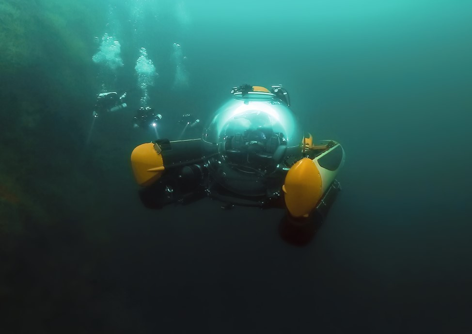 Основной подводный аппарат, используемый в работе ЦПИ РГО. Фото: Центр подводных исследований РГО 
