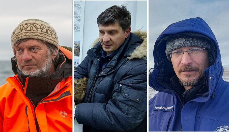 Слева направо: Евгений Шкаруба, Сергей Кухтерин, Павел Филин