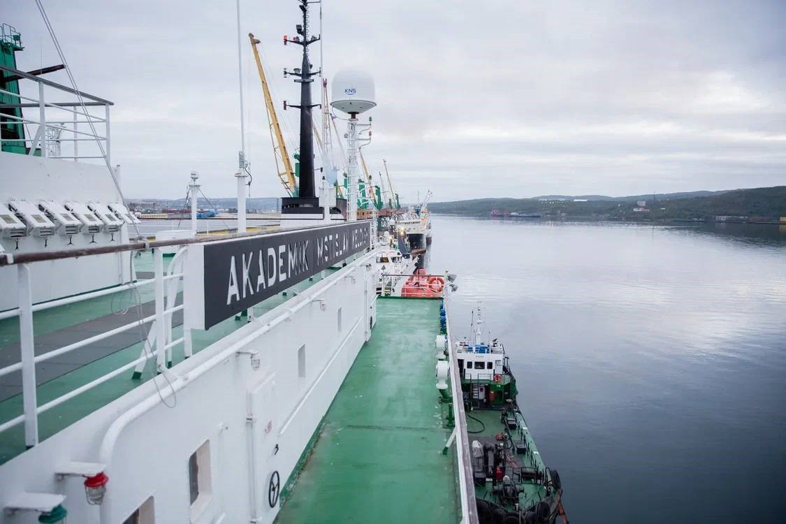 Судно «Академик Мстислав Келдыш» перед выходом в море. Фото: пресс-служба НИЦ «Курчатовский институт» /t.me/kurchatovnrcki