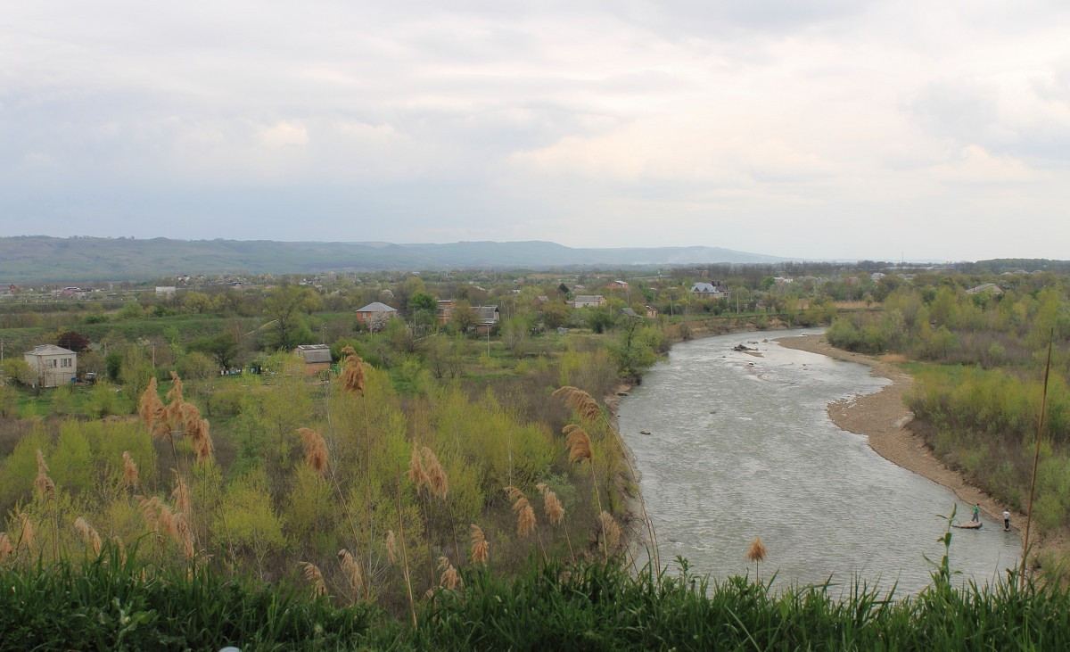 Хутор Стебницкий и река Уруп. Фото: Ксения Персиянова